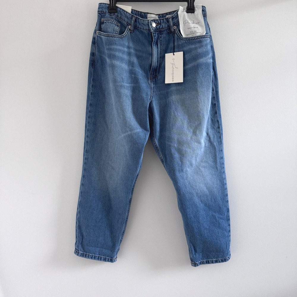 Westbound Jeans Women 12R Parker Boyfriend Mid Rise Relax Fit